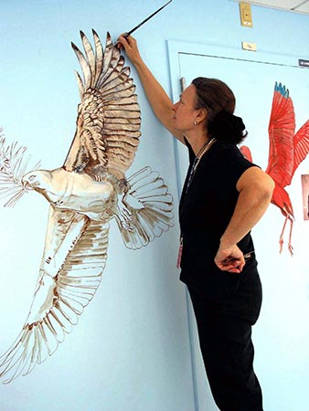 Nan Freeman painting